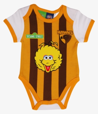 Zoom - Hawthorn Hawks Sesame St 2 Piece Bib Set