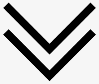 Double Down Icon - Double Arrow Down Svg