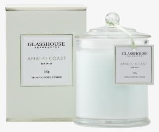 Glasshouse Fragrances Candle Amalfi Coast Sea Mist - Glasshouse Triple Scented Candle - Amalfi Coast (sea