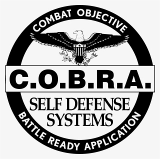 Cobra Logo Large Transparent Black - Cobra Self Defense System