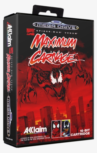 Spider-man & Venom - Spiderman Maximum Carnage Sega Genesis Gen