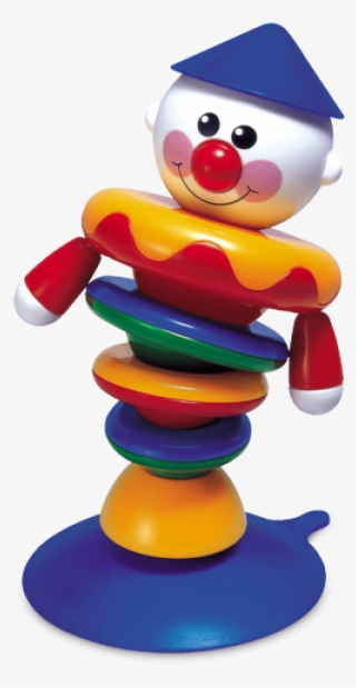 This Fun Colourful Clown Can Spin His Head And Swing - Tolo Toys Wobbly Clown