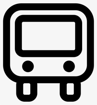 Train Front - - Icono Bus Blanco Png