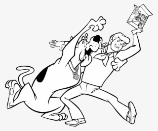 Scooby Doo Logo Black And White - Scooby Head Black And White Png