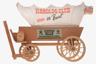 Jim Beam Bourbon Harolds Club Reno Or Bust Covered - Cart