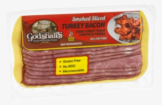 Turkey Bacon Png Graphic Freeuse - Godshalls Turkey Bacon, Smoked Sliced - 12 Oz