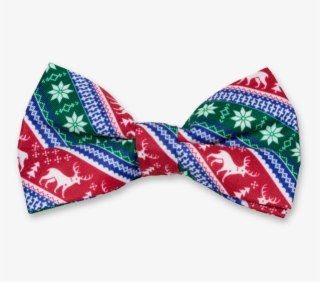 X-mas Bow Tie Red/green/blue - Transparent Bowtie Green Png