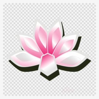 Lotus Flower Abstract Png Clipart Sacred Lotus Clip - Png Record Vinyl Hd