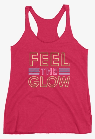 Naomi "feel The Glow" Women's Racerback Tank - Wifey Tank - Bride Tank, Bachelorette Party Tank, Bridesmaid