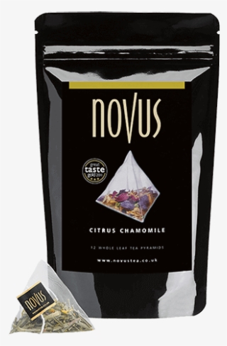 Citrus Chamomile Tea - Novus Tea 紅茶 ティーバック 12個入り (サファイア・アールグレイ)