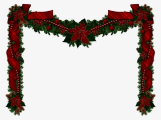 Christmas Garlands, Christmas Clipart, Rustic Christmas, - Transparent Christmas Garland Clipart