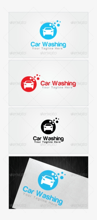 Car Washing Logo Template Photoshop Psd - Auto Service