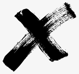 Free Download - X Brush Stroke Grunge
