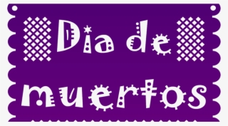 Cosas En Para El D A De - Papel Picado Muertos Png
