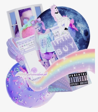 Pink Frosted Donut Square Sticker 3" X 3"