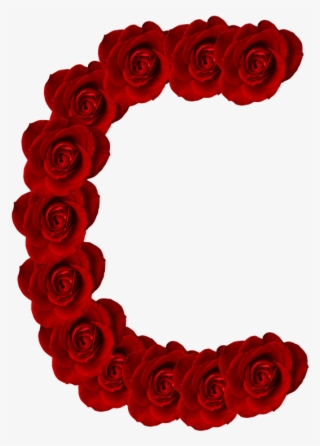 Alfabeto Rosas Vermelhas Png - Alphabet Of Red Roses