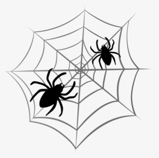 Halloween Spider Web Png Clipart - White Halloween Clipart Png