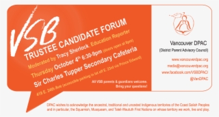 Dpac Trustee Candidate Forum