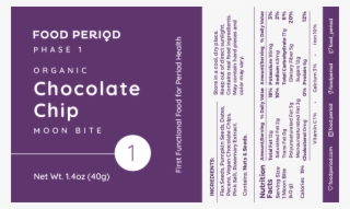 Organic Chocolate Chip Chocolate Hazelnut Moon Bites - Chocolate