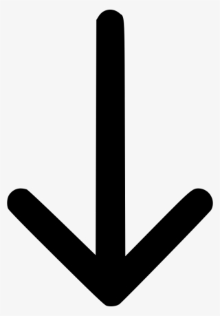 Png File Svg - White Down Arrow Psd
