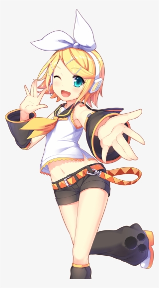 Options - Rin Kagamine Transparent Background