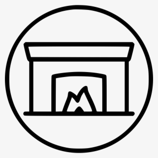 Fireplace - - Line Art