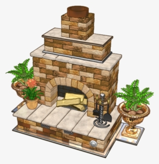 Fireplace Clipart Garden - Hearth