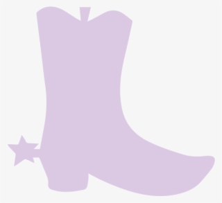 Boot Spur Left Purple Vector 600px - Cowboy Boot