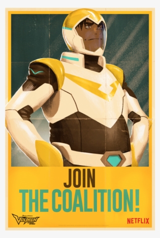 Nycc 17 Exclusive Poster Hunk - Voltron Join The Coalition