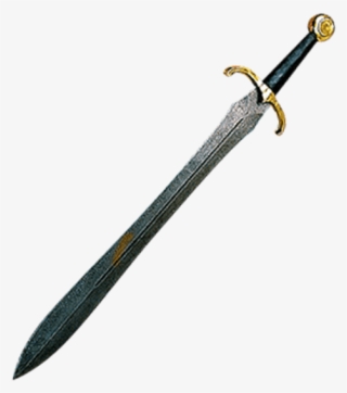 Damascus Medieval Leaf Shaped Sword - Javelin Meaning