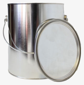 1 Gallon Tin Paint Can Unlined With Plug And Bail - Paint Can Lids Png