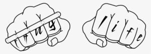 Thug Life Fist Png Transparent Image - Thug Life Fist