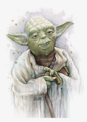 Click And Drag To Re-position The Image, If Desired - Star Wars Yoda Paintings