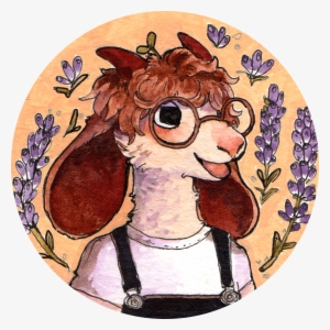 Watercolor Icon Commission For @yoursfaundly Pic - Standard Poodle