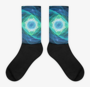 Electric Sea Turtle - Sock