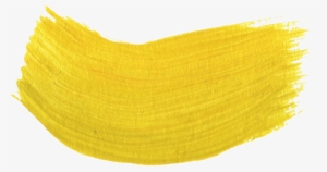 Free Download - Yellow Brush Stroke Png