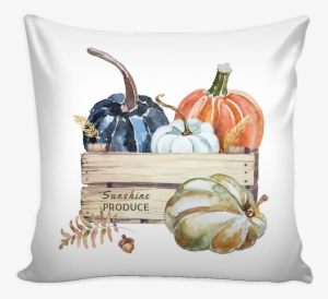 Fall Watercolor Pumpkin Throw Pillow Cover Watercolor - Love Quotes Pillow