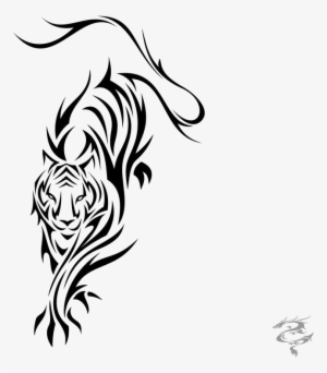 Tiger Tattoos Png Clipart - Tiger Tribal Tattoo