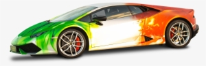 White And Red Lamborghini