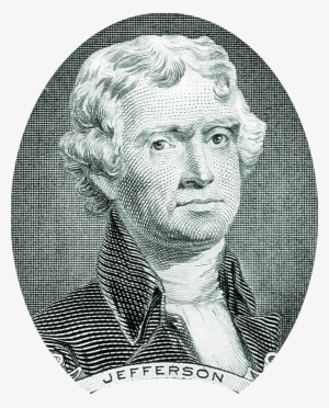 Thomas Jefferson Portrait On Two Dollar Bill - Jefferson 2 Dollar Bill ...