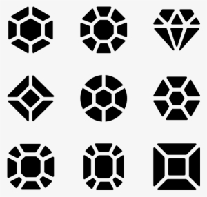 Diamonds - Diamond Top View Vector