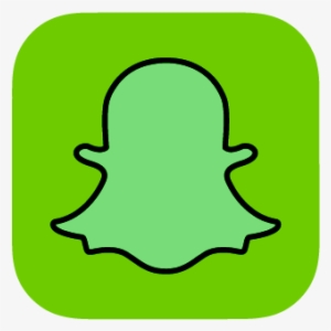 19 Mar 2016 - Transparent Green Snapchat Logo