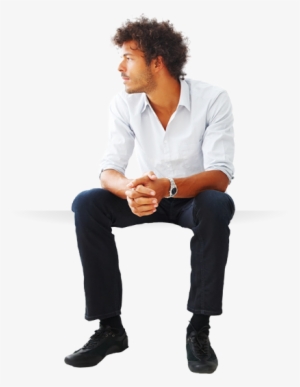 People Top View, Cut Out People, People Png, Tree People, - Man Sitting Png