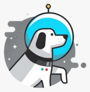 Space Dog Illustration