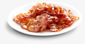 Transparent Bacon Plate - Plate Of Bacon Png
