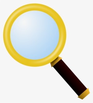 Graphic Transparent Stock - Magnifying Glass Clipart