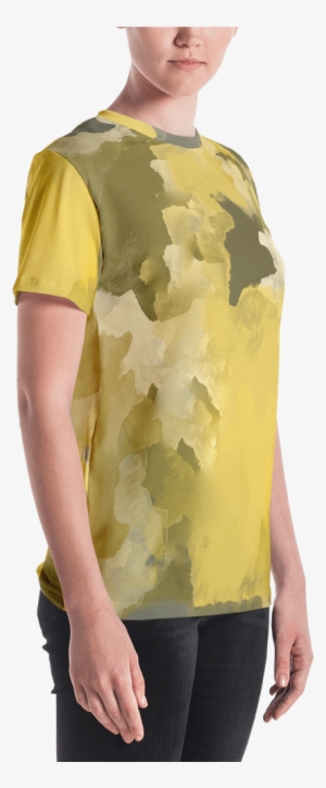 Yellow Orche Watercolor Women's T Shirt T Shirt Zazuze