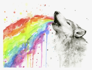 Click And Drag To Re-position The Image, If Desired - Rainbow Watercolor