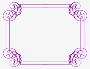 Purple Borders Png - Wedding Purple Frame Png