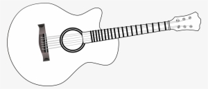 Guitar Black And White Acoustic Clipart Clipartfest - White Guitar Clipart